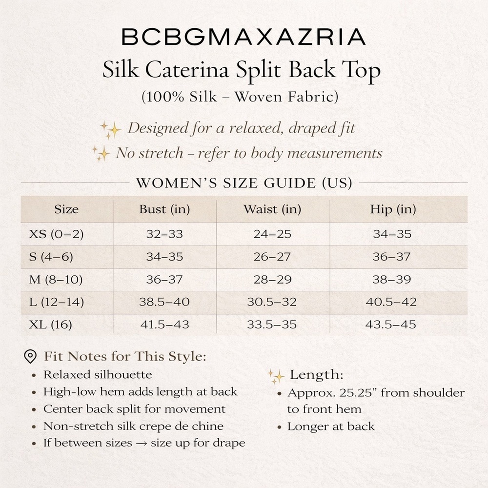 BCBGMAXAZRIA 100% Silk $378 Caterina Split Back Top Sz XS Striped High Low - Picture 8 of 16